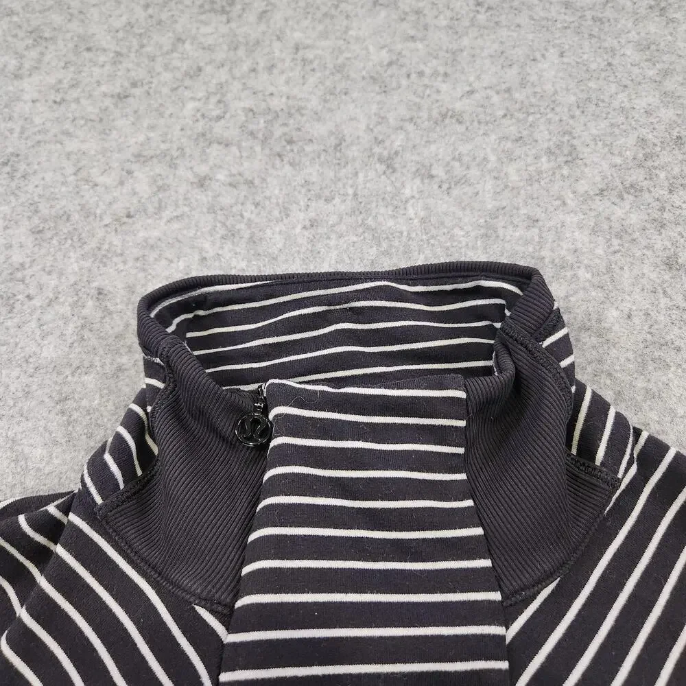 Lululemon Define Jacket Womens 6 Full Zip Scuba Activewear Yoga Athletic Stripe‎